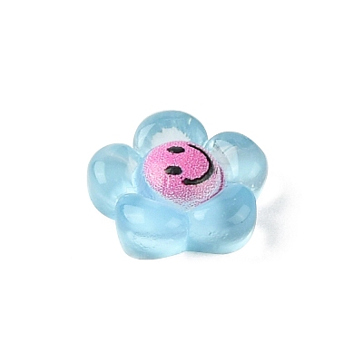 Translucent Resin Cabochons RESI-E039-01F-1