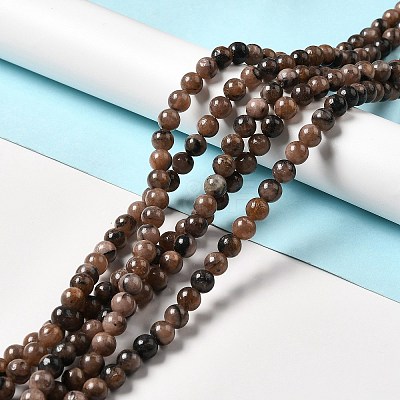 Natural Chiastolite Beads Strands G-F729-02B-1