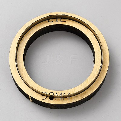 Wooden & Carbon Steel Leather Die Cutting Mold LS-DIY-WH0622-221C-1