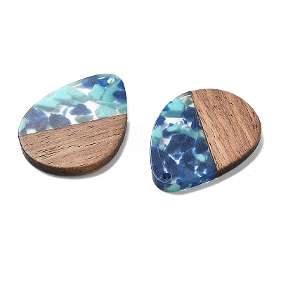 Resin and Walnut Pendants FIND-R051-04A-1