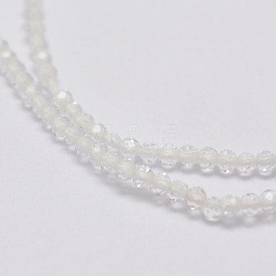 Natural Quartz Crystal Beads Strands G-E352-01-1-1