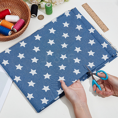 Cotton Denim Fabric DIY-WH0504-775A-03-1