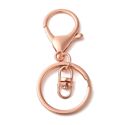 Alloy Keychain Clasp Findings KEYC-D050-03RG-1