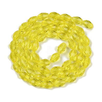 Transparent Glass Beads Strands EGLA-N013-T4mm-D26-1