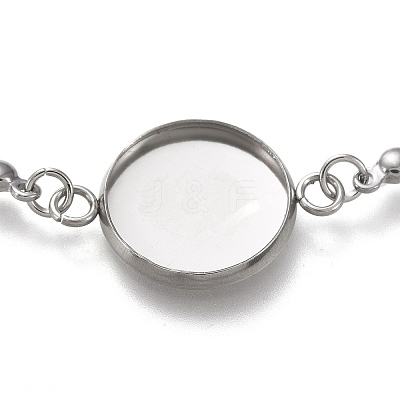 Tarnish Resistant 304 Stainless Steel Bracelet Making STAS-L248-001P-B-1