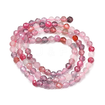 Natural Multicolor Spinel Beads Strands GG-CBAA8F4-B08-4mm-B-1