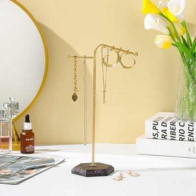 T Bar Iron Jewelry Display Stands ODIS-K003-08LG-1