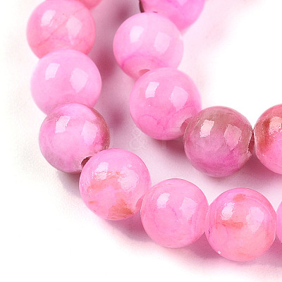 Natural Persian Jade Beads Strands G-A255-A02-01G-1