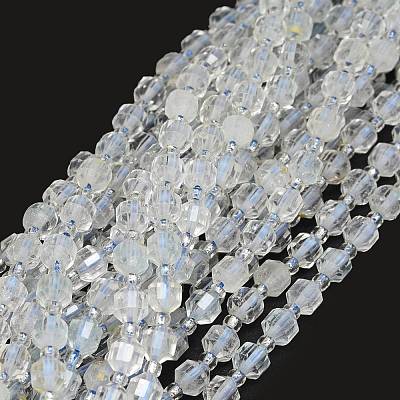 Natural White Topaz Beads Strands G-O201B-30-1