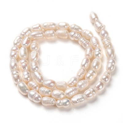 Natural Cultured Freshwater Pearl Beads Strands PEAR-J005-60-1