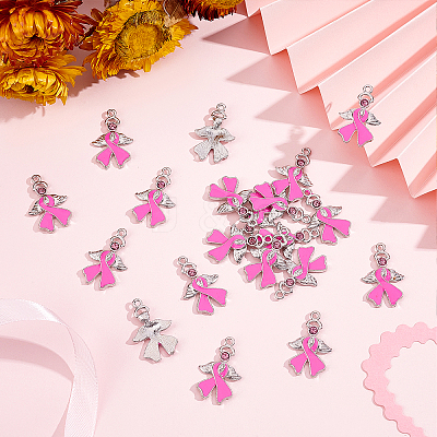 October Breast Cancer Pink Awareness Ribbon ENAM-PH0001-02-1