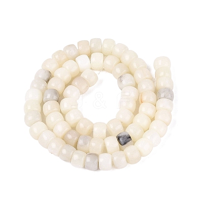 Natural White African Opal Beads Strands G-Q616-02A-01-1