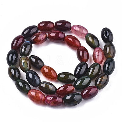 Natural Agate Beads Strands G-T131-59-1