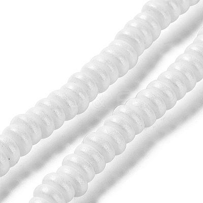 Spray Painted Handmade Polymer Clay Beads Strands CLAY-F004-B08-1