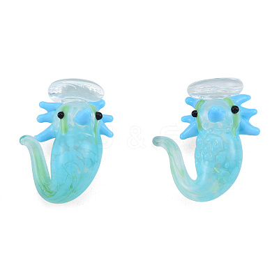 Handmade Bumpy Lampwork Beads LAMP-N029-022A-1