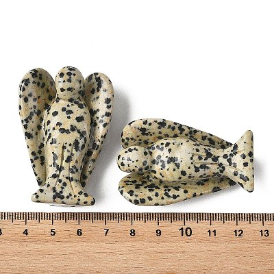 Natural Dalmatian Jasper Carved Angle Figurines GG-CBA9C2C-A30-1