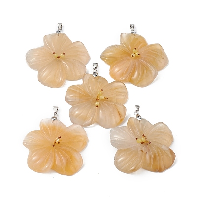 Natural Quartz Crystal Dyed Big Pendants G-B040-01P-10-1