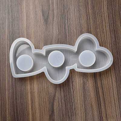 DIY Heart Candlesticks Silicone Molds LS-DIY-G113-10B-1