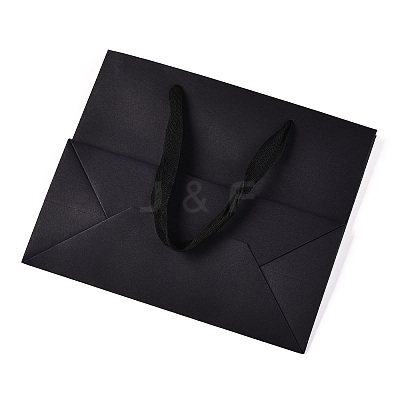 Rectangle Paper Bags with Rope Handles CARB-L011-02B-05-1