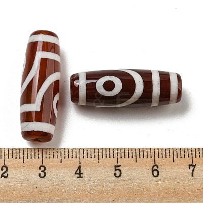 Tibetan Style dZi Beads Strands G-P526-A03-1