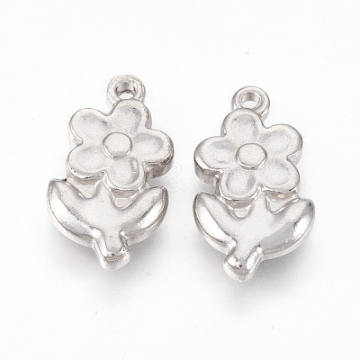 Tarnish Resistant 201 Stainless Steel Pendants STAS-O118-13P-1