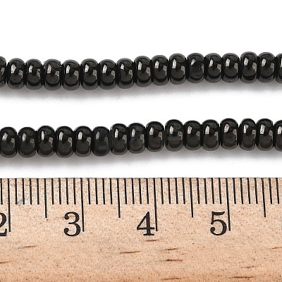 Natural Coal Quartz Beads Strands G-Z095-A01-02-1
