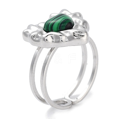 Ion Plating(IP) 304 Stainless Steel Ring RJEW-B059-04P-01-1