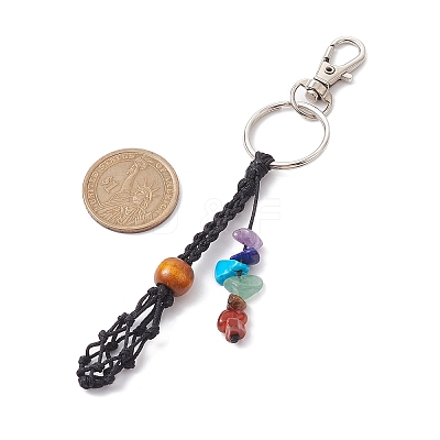 Braided Nylon Pouch Keychains KEYC-JKC00716-01-1