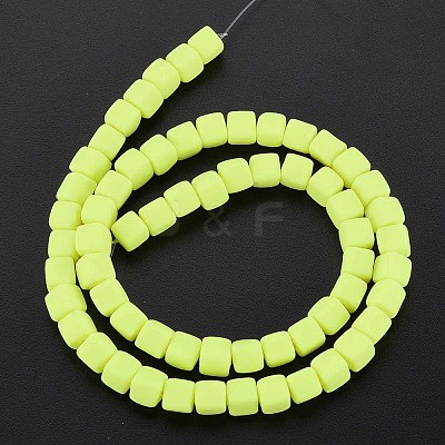 Handmade Polymer Clay Beads Strands X-CLAY-T020-09H-1