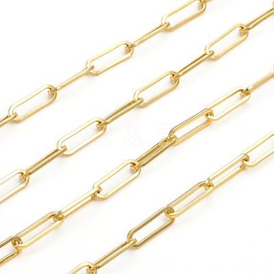 Brass Paperclip Chains CHC-L044-01C-G-1