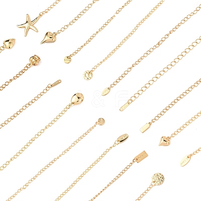 304 Stainless Steel Butterfly Link Chain Necklaces for Women NJEW-G178-07G-1