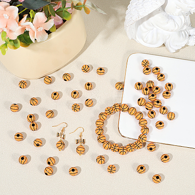 200Pcs Acrylic Beads OACR-PA0001-66C-1