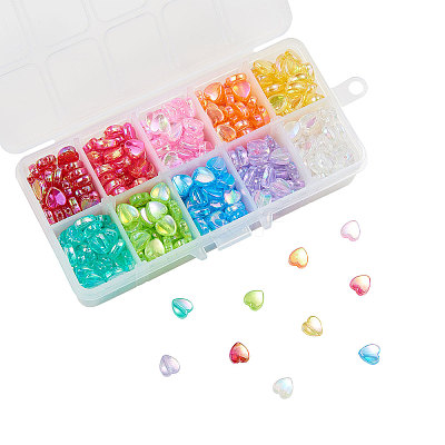 Eco-Friendly Transparent Acrylic Beads TACR-CJ0001-02-1