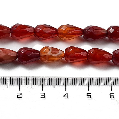 Natural Red Agate Beads Strands G-P520-B06-01-1