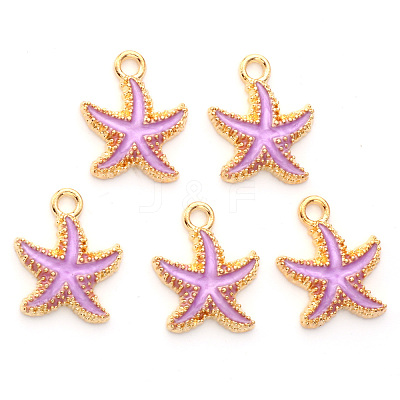 Alloy Enamel Pendants ENAM-S121-023E-1
