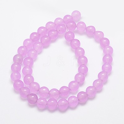 Natural & Dyed Malaysia Jade Bead Strands X-G-A146-8mm-A17-1