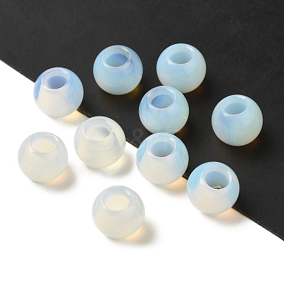 Natural & Synthetic Mixed Stone European Beads G-N342-03-1