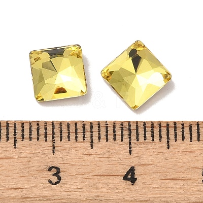 Glass Rhinestone Cabochons RGLA-P037-06B-D226-1