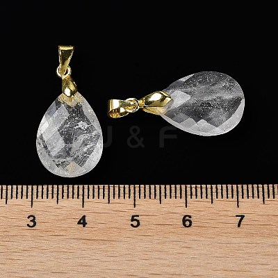 Natural Quartz Crystal Pendants G-Q005-02G-08-1