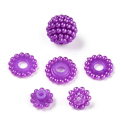 ABS Plastic Beads KY-T041-02-12MM-B-1