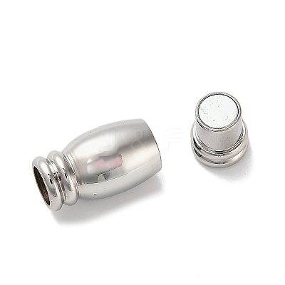 304 Stainless Steel Magnetic Clasps STAS-K296-01B-P-1