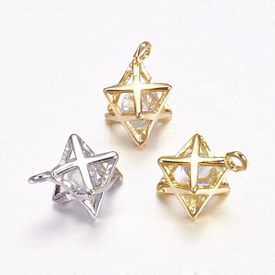 Brass Charms X-KK-G307-10-1