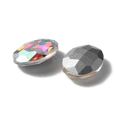 Pointed Back Glass Rhinestone Cabochons DIY-WH0043-57C-01-1