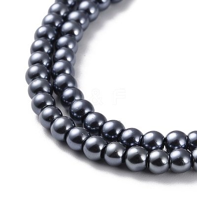 Glass Pearl Beads Strands HYC001-1