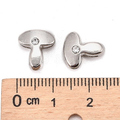 Letter Slider Beads for Watch Band Bracelet Making X-ALRI-O012-T-NR-1