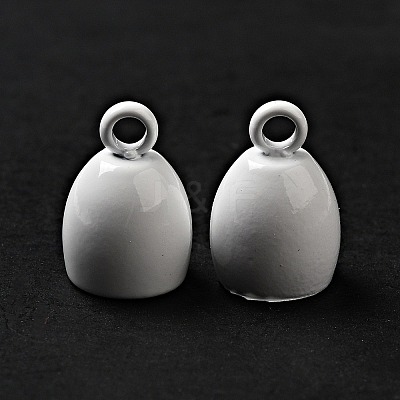 Spray Painted 201 Stainless Steel Cord Ends STAS-G304-01E-1