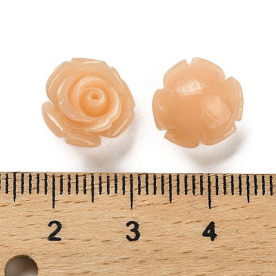 Synthetic Coral Carved Beads CORA-H003-01A-08-1