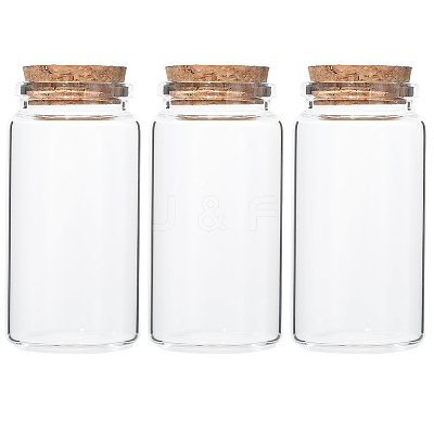 Glass Jar Glass Bottles Bead Containers AJEW-SP0003-91D-1