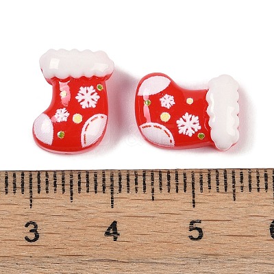 Christmas Opaque Resin Decoden Cabochons CRES-M036-03C-1