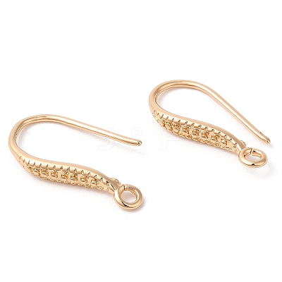 Brass Earring Hooks KK-Q770-09G-1